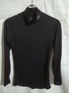 メンズ pj831 ティゴラ TIGORA ハイネック 長袖 コンプレッションシャツ Tシャツ S ブラック 黒 ロンT
