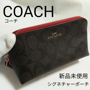 COACH シグネチャー コスメティックポーチ F53385フィットハウス 化粧ポーチ コスメポーチ