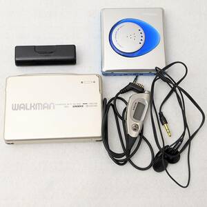 【2000・2001】SONY WALKMAN カセットプレーヤー WM-EX900 VICTOR ポータブルミニディスクプレーヤー XM-S5 音楽プレイヤー カセット