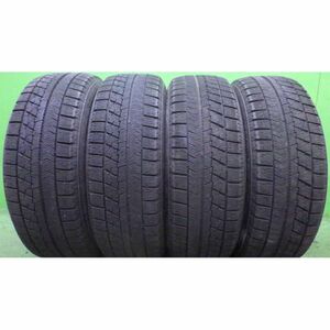 ブリヂストン BLIZZAK VRX 215/60R17 4本SET■2020年製8~9分山スタッドレス■中古 1本にパンク修理歴あり■帯広市手渡し可■エスティマ等に