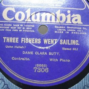 12inSP・英国盤・デイム クララ バットDame Clara Butt・The Enchantress(J. L. Hatton)/Three Fishers went sailing(John Hullah)・240452の画像5