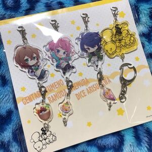 E】 ヒプノシスマイク ヒプマイ スイパラ アクリルチャームセット シブヤ Fling Posse ポッセ 飴村乱数 夢野幻太郎 有栖川帝統