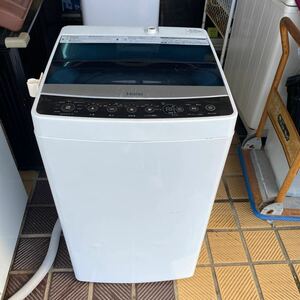 中古 5.5kg 洗濯機 送風乾燥機能 ハイアール Joy Series JW‐C55A 2018年製 ステンレス槽 Haier