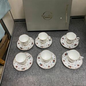 HOYA コーヒーカップ&ソーサー6客セット Bone China