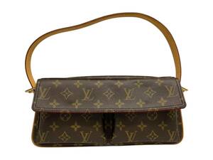 LOUIS VUITTON (ルイヴィトン) モノグラム ヴィバ・シテMM ショルダーバッグ M51164 ブラウン×レッド ブランド/036