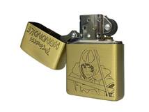 zippo (ジッポー) 2022年製 スタジオジブリ もののけ姫 アシタカ オイルライター ゴールド 雑貨/009_画像3