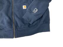 Carhartt (カーハート) RAIN DEFENDER スウェット フルジップアップ 裏起毛 XL ネイビー メンズ/028_画像9