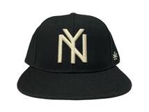 AMERICAN NEEDLE (アメリカンニードル) ARCHIVE 400 SERIES NEW YORK BLACK YANKEES CAP ベースボールキャップ SMU672A-NBY 黒/009_画像1