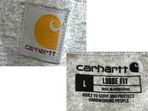 Carhartt (カーハート) Loose Fit S/S ルーズ フィット ヘビーウェイト ポケットTシャツ K87-M 半袖 カットソー L グレー メンズ/004_画像3