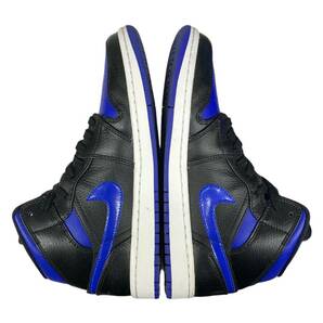 NIKE (ナイキ) AIR JORDAN 1 MID エア ジョーダン 1 ミッド スニーカー 554724-068 US8 26cm ブルー ブラック メンズ/025の画像6