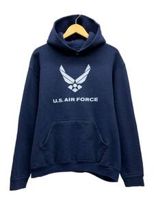 USAF U.S. AIR FORCE 古着 USA製 米軍 ミリタリー 実物 パーカー フーディー L ネイビー メンズ/036