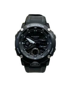 CASIO (カシオ) G-SHOCK Gショック ANALOG-DIGITAL デジアナ腕時計 GA-2000 ブラック イエロー メンズ/006