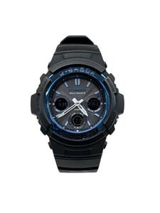 CASIO (カシオ) G-SHOCK Gショック デジアナ腕時計 電波ソーラー AWG-M100A ブラック メンズ/006