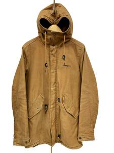 Carhartt (カーハート) Coat WIP CLASH PARKA クラッシュパーカー ワーク ジャケット モッズコート フィッシュテール 中綿 S ブラウン/028