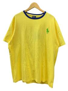 POLORALPH LAUREN (ポロラルフローレン) Tシャツ 半袖 ワンポイントロゴプリント RN41381 XXL イエロー メンズ/025