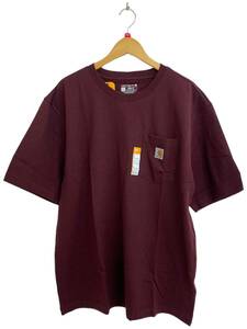 Carhartt (カーハート) Loose Fit S/S POCKET ルーズ フィット ヘビーウェイト ポケットTシャツ K87-M 半袖 L エンジ メンズ/004