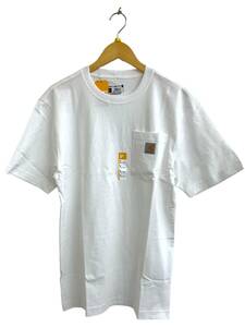 Carhartt (カーハート) Loose Fit S/S POCKET T-SHIRT ルーズ フィット ポケットTシャツ K87-M 半袖 カットソー S ホワイト メンズ/004