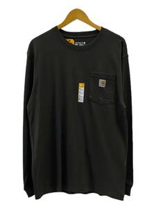 Carhartt (カーハート) Workwear LS Pocket T-Shirt ロンT 長袖Tシャツ 907604 K126 ダークグリーン PEAT M メンズ/078