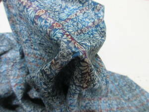* warehouse ./23131* cotton plain fabric floral print print blue 4M*