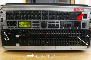  Behringer BEHRINGER RX1602 DCX2496 speaker management system mixer Panasonic equalizer WZ-AE32 2 pcs 