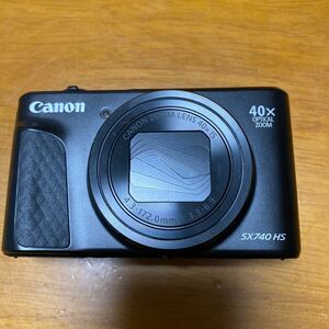 Canon PowerShot SX740HS 4K ブラック デジタルカメラ キャノン 