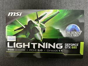 【正規品・中古美品・欠品無し】MSI N680GTX Lightning NVIDIA GeForce GTX 680 2GB