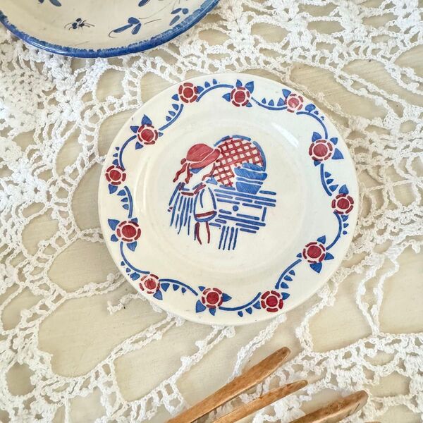 フランスアンティーク 蚤の市 ディネット 皿 プレート