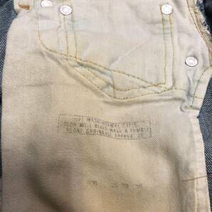 70S LEVIS リーバイス505 66BIGE過渡期モデル 刻印16 SCOVILL 実寸約W34～35インチ リペア済み 【他にもヴィンテージ出品中！】の画像3