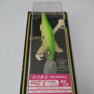 【新品未使用】メガバス／ X-NANAHAN+2《MAT CHART LIME》Tested by 佐藤信治 X-75 マットチャートライム