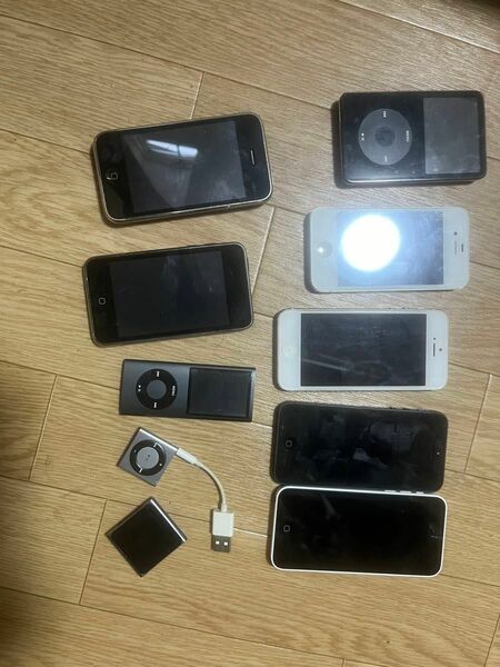 歴代　iPhone ジャンク？3g、4s、5、5s、5c＆iPod 、touch、shuffle