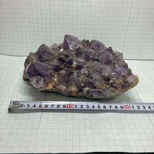  raw ore natural stone mineral purple crystal domestic production mineral Power Stone amethyst . stone specimen antique Vintage ornament 