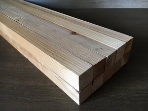 送料無料　杉　角材　910×45×45ｍｍ　20本入　プレーナー　45角　DIY　木工　木　木材　無垢材　天然乾燥材　国産