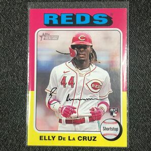 2024 Topps Heritage Elly De La Cruz Rookie #473 Reds RC の画像1