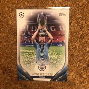 2023/24 Topps UEFA Club Competition Erling Haaland SP Image Variation Manchester City