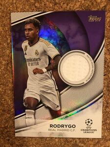 2024 Topps UCC UEFA Club Competitions RODRYGO Superstar Relic REAL MADRID /299枚限定