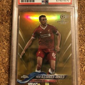 PSA10 GEM MINT 10 2017 Topps Chrome TRENT ALEXANDER-ARNOLD /50 Gold Rookie RC #29 の画像1