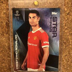 Cristiano Ronaldo 2021-22 UCL Summer Signings - 3/5 Rainbow 5枚限定 Manchester Unitedの画像1