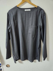 (100円スタート、美中古)green label relaxing、united arrows、ユナイテッドアローズ、カットソー、Lサイズ、オフィスカジュアル(古着)