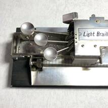 ●弘誓社 点字タイプライター Light Brailler ライトブレーラー V46_画像2