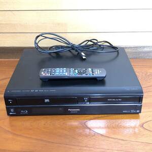 ●通電確認済み Panasonic パナソニック ブルーレイレコーダー DMR-BR670V リモコン付き HDD/BD/VHSレコーダー 2010年製　V64