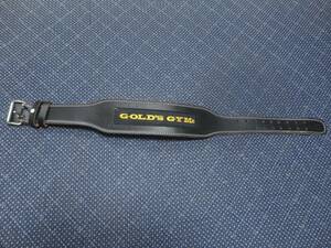 ゴールドジム (GOLDS GYM) トレーニングレザーベルトBK S G3368 s (65~75cm)