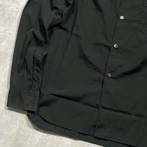 希少 COMME des GARCONS SHIRT コムデギャルソン シャツ ■2005年代 川久保怜 ■背面 ジップ 角襟 シェルボタン ■長袖シャツ ヴィンテージ_画像6