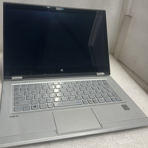 454 中古ジャンク品 NEC-VK22TNN Corei5-5200U・4GB・BIOSできます・起動OK・キーボード不良・バッテリー不良・タッチパネル不良