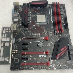 M4162　 中古良品マザーボード　MSI-X470-GAMING　PLUS　+　AMD-Ryzen-5-2600X内蔵　動作確認済