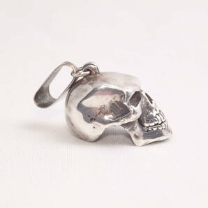 ★CRAZY PIG スカルペンダント 初期 LARGE SKULL PENDANT HINGED JAW ネックレス クレイジーピッグ 定価￥83,490 オールド ビンテージ レアの画像5