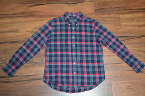 * prompt decision equipped! men's Bigi Collective button down check flannel shirt LL superior article 