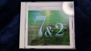 ベートーヴェン　交響曲第2・7番　アルブレヒト　読売日本交響楽団