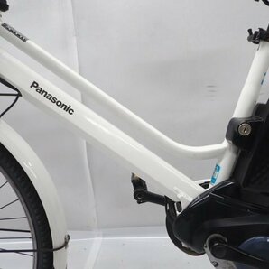 Panasonic BE-ELST636F2 ティモ・S ファインホワイト 電動アシスト自転車 パナソニック 鍵3本付き 2022年8月購入品 △ 6DEF1-1の画像3