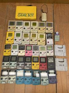 ★GAMEBOY 32台まとめ★DMG-01 11台/CGB-001 13台/MGB-001 8台★ゲームボーイポケット/ゲームボーイカラー/SR(P139)