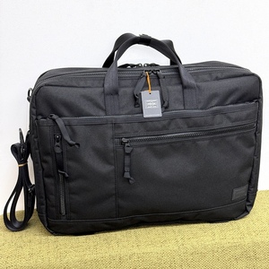 # unused # Porter inter laktib3Way briefcase * Day Pack 536-16152 black *2 layer type 